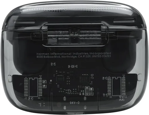 Vista 4 de JBL Tune Buds - Auriculares intraurales inalámbricos con cancelación activa de ruido - Ghost Edition Negro (renovado)
