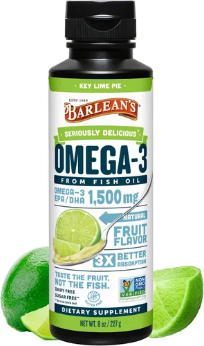 Vista 13 de Barlean's Aceite de pescado Omega-3 de sorbete de cítricos, 1500 mg de EPA