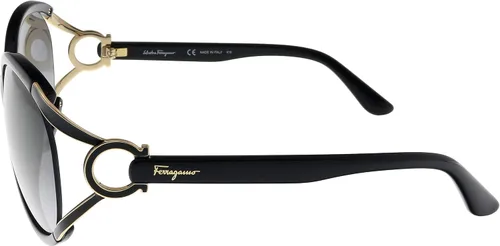 Vista 3 de Salvatore Ferragamo Gafas de Sol SF600S 001 Negro 61 14 130, 2.402 in, Negro