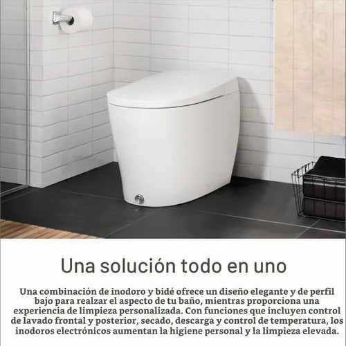 Vista 3 de Moen ET900 - Inodoro de bidé alargado de una pieza de bidé sin tanque de 2