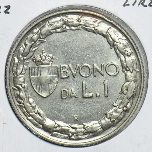 Vista 2 de Moneda Coleccionable Italia 1922 Lira 198132