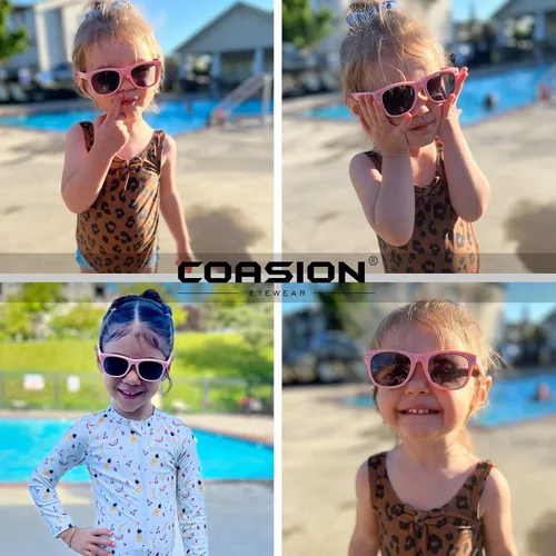Vista 2 de Lentes de sol polarizados de goma elastómero termoplástico (TPEE) flexible, para niñas y niños de 3 a 9 años