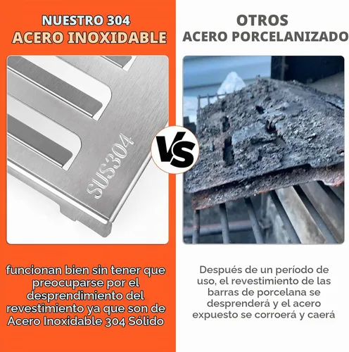 Vista 3 de QuliMetal Deflector de calor de acero inoxidable 304 67060 para Spirit II 200 y Spirit II serie 300, Spirit ii e-210, e-310 modelos años 2017