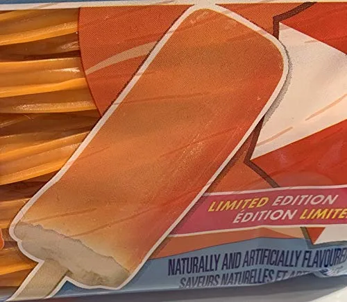 Vista 3 de TWIZZLERS Crema de naranja con relleno Twists Candy Regaliz, 311g/11 oz, importado de Canadá}