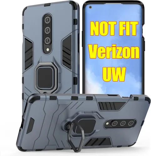 Vista 8 de Jusy Funda resistente a prueba de golpes compatible con Oneplus 8 0.18 oz con soporte de anillo giratorio [no compatible con Verizon y 8pro y 8T]