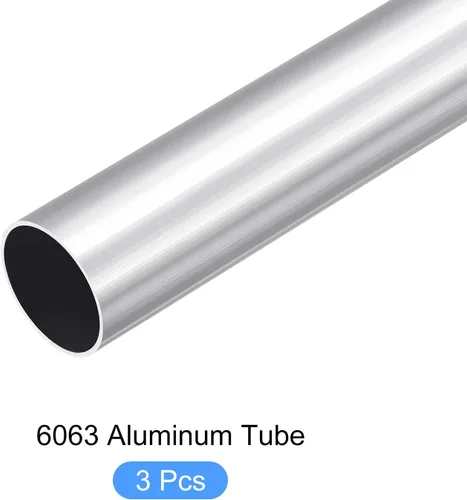 Vista 5 de METALLIXITY Tubo de aluminio 6063 (1.063 in de diámetro exterior x 0.984 in de diámetro interior x 11.811 in de largo), 3 piezas, tubo redondo