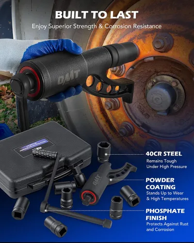 Vista 7 de Orion Motor Tech Multiplicador de par de 5,015.42 ft·lbs de accionamiento de 1" de 11 piezas Negro