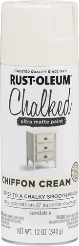 Vista 23 de Rust-Oleum 302592 - Pintura a la tiza en aerosol ultramate de 12 onzas (paquete de 1), color gris envejecido