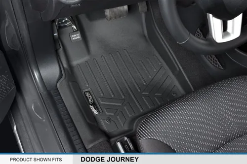 Vista 2 de MAXLINER - Juego de alfombrillas de primera fila para todo tipo de clima, compatibles con Dodge Journey 2010-2020