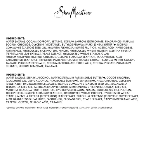 Vista 7 de SheaMoisture Strengthen & Restore Champú y acondicionador Paquete de 2 unidades de aceite de ricino negro jamaicano para limpiar y nutrir el cabello