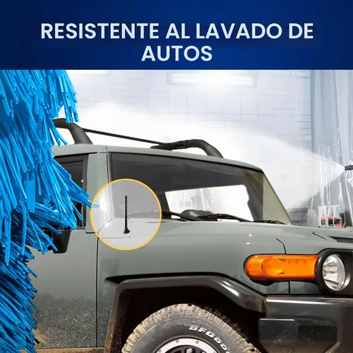Vista 5 de Mástil de antena para Toyota FJ Cruiser 2007-2015, repuesto de antena automotriz negra para automóviles, camiones y SUV, compatible con radio AM FM