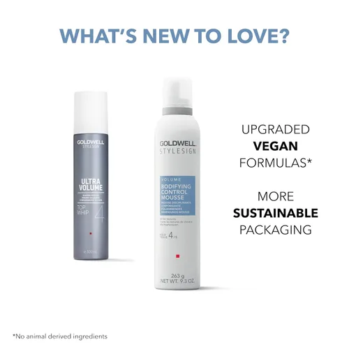 Vista 6 de Goldwell StyleSign Bodifying Control Mousse Volumen + Protección contra el calor