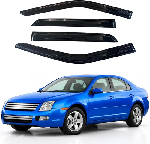 Vista 274 de Visera de ventana IG para Ford Focus Sedán y Hatchback 2012-2018, Protector de ventana lateral para lluvia y viento estilo Mugen, extra duradero