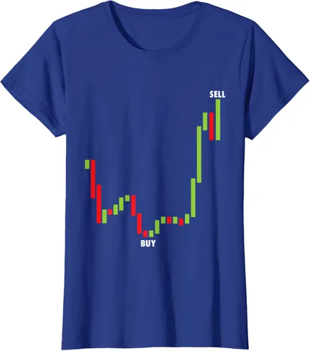 Vista 37 de Funny Day Trading Comprar Baja Venta Alta Stock Trading Camiseta Negro