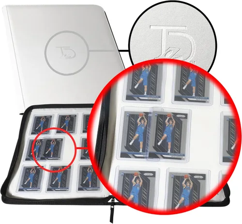 Vista 9 de TopDeck 200 TopLoader Binder - Carpeta álbum de 9 bolsillos para tarjetas - Fundas de almacenamiento seguro TCG - Compatible con Yugioh, Magic the