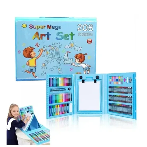 Set De Arte Para Niños 208 Piezas Portát de TECNONNEK NICOL