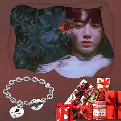 Vista 6 de BOSATE Kpop Bangtan - Pulsera de bangtan para niños pulsera del ejército para amarte a ti mismo bangtan para niños regalo para amantes de Bangtan