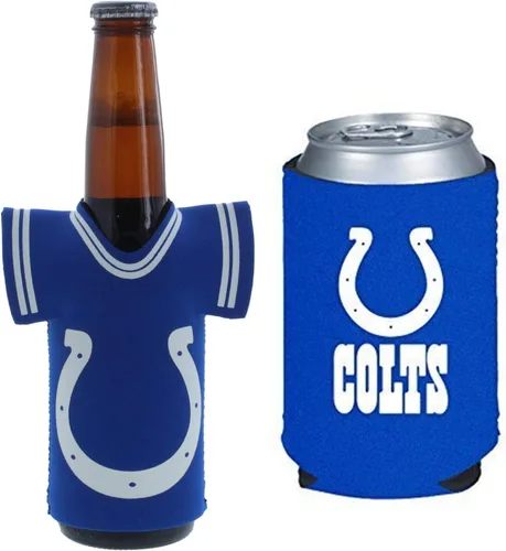 Vista 20 de Soporte aislante para latas y botellas de fútbol americano enfriador de bebidas Huggie (Nueva Orleans (Saints) - Negro) Nueva Orleans (Santos)