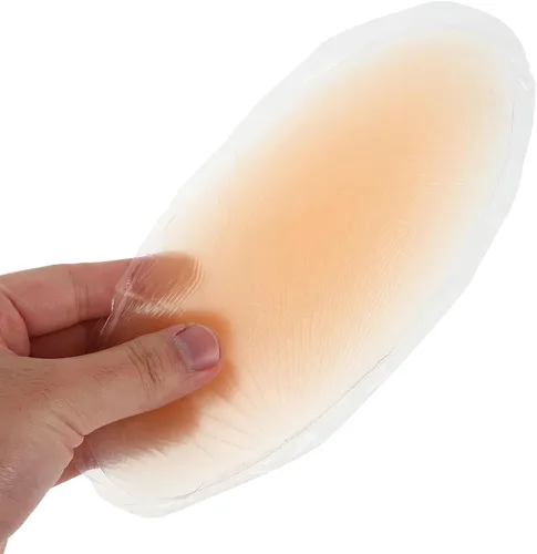 Vista 6 de 6 almohadillas de corrección de piernas para pantorrillas, almohadillas de silicona autoadhesivas de gel para la cadera, parche de corrección