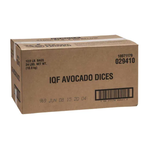 Vista 2 de Simplot Cosecha aguacates frescos - dados de aguacate, 2 libras- 12 por caja.
