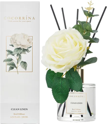 Vista 26 de Difusor de Varillas Cocorrína - Difusor Aromatizante con Aroma de Arroyo de Bambú con 8 Varillas, Difusor de Fragancia para Hogar, Decoración