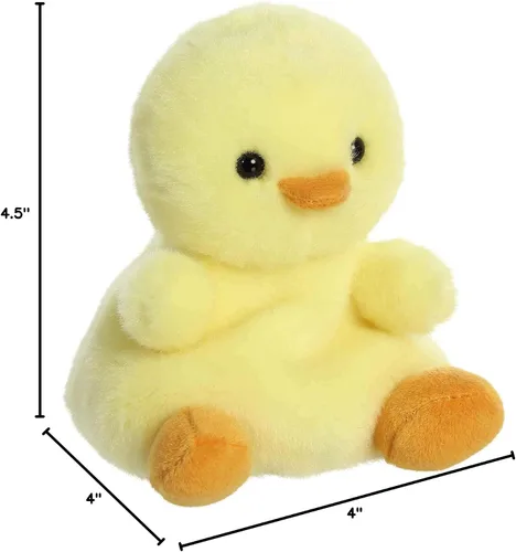Vista 5 de Aurora® Adorable animal de peluche Palm Pals™ Betsy Chick™, divertido peluche coleccionable para niños y adultos, perfecto para decorar habitaciones