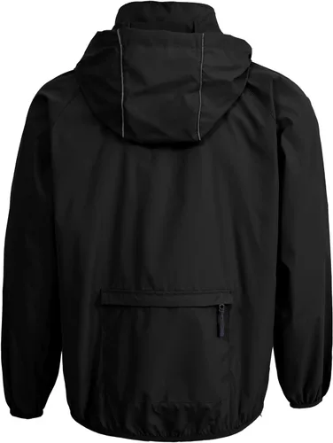 Vista 3 de Spmor Chaqueta impermeable ligera para hombre, rompevientos, para correr