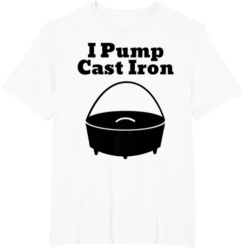Vista 52 de I Pump - Camiseta de hierro fundido para cocinar al horno holandés