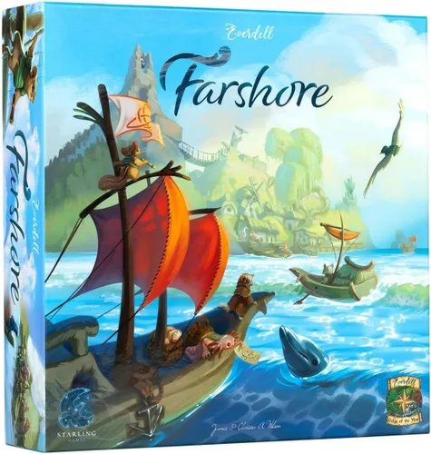 Vista 4 de Everdell Farshore Collector's Edition Juego de mesa Juego de estrategia independiente Aventura marinera de 1 a 4 jugadores en el mundo