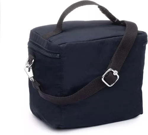 Vista 4 de Kipling Graham - Bolsa de almuerzo para mujer, reutilizable, resistente al agua, con aislamiento de nailon Tonal azul real