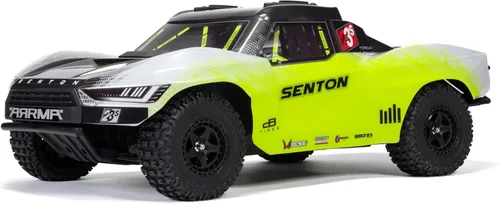 Vista 10 de ARRMA Camión RC 1/10 SENTON 4X4 223S BLX sin escobillas, camión de curso corto RTR (batería y cargador no incluidos) con DSC, azul, ARA4303V4T3