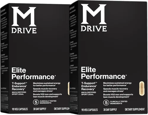 Vista 8 de Mdrive Elite Potenciador de testosterona para hombres, apoya la salud inmunológica, energía, VO2Max, recuperación, alivio del estrés, músculo magro