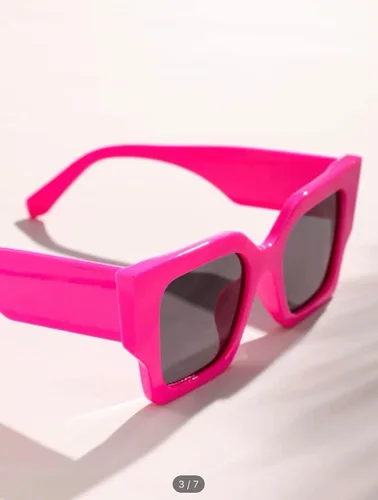 Vista 5 de ADE WU Gafas de sol cuadradas de moda para mujer, montura cuadrada, gafas de sol de moda para mujer