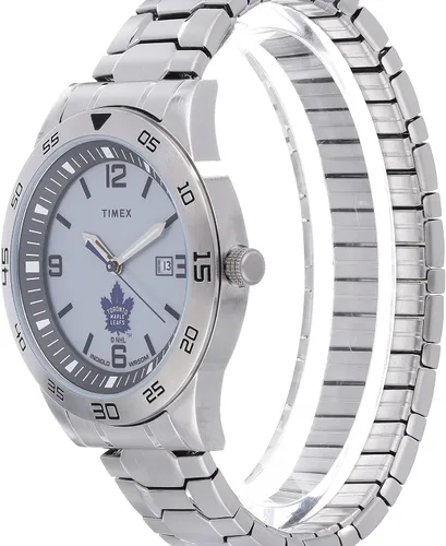 Vista 20 de Reloj de cuarzo Citation de 1.654 in con correa de acero inoxidable para hombre