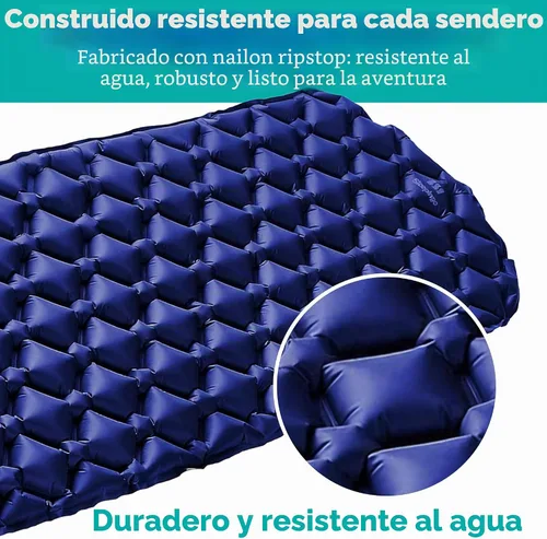 Vista 5 de Sleepingo Colchoneta de dormir ultraligera - Colchón inflable y compacto de aire de camping para mochileros, senderismo - Nuevo