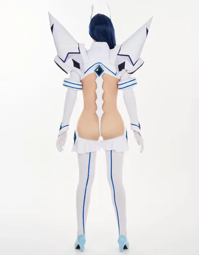 Vista 3 de miccostumes Disfraz de cosplay con guantes y tocado para mujer y niña