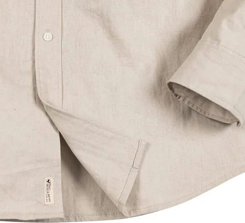 Vista 3 de Hope & Henry Camisa de lino de manga larga para hombre
