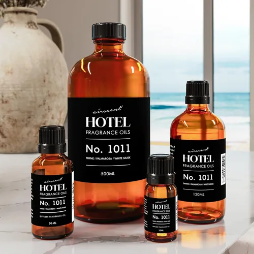 Vista 3 de AirScent Aceite Difusor Hotel No. 1011 Inspirado por el Aroma del Hotel The Beach Villas - Aceite de Fragancia Premium para Difusores Ultrasónicos