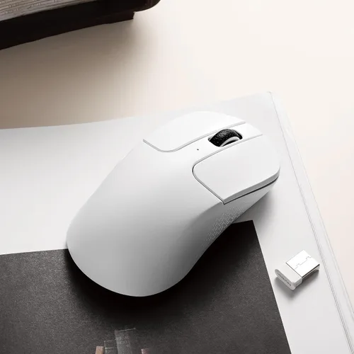Vista 4 de Keychron Ratón inalámbrico M3 Mini 4K - Blanco