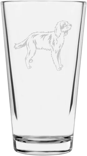 Vista 209 de Podenco Canario - Vaso de pinta de 16 onzas con temática de perro personalizado