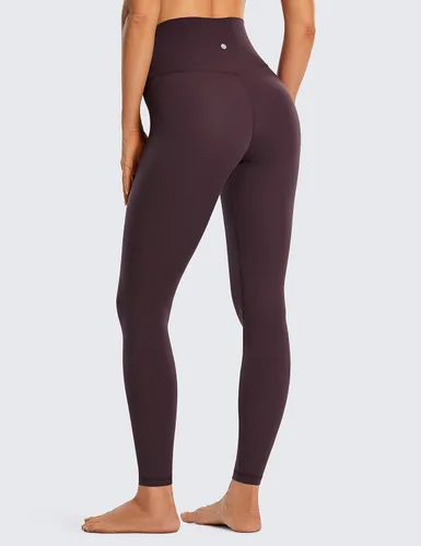 Vista 2 de CRZ YOGA - Leggings cepillados de entrenamiento con sensación de no llevar nada para mujer, de 2528 pulgadas, pantalones para yoga cintura alta