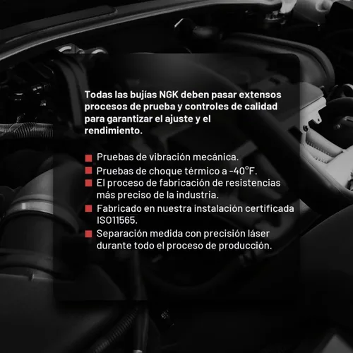 Vista 5 de 8 bujías NGK Iridium IX para Chevrolet Silverado 1500 2014-20 5.3L 6.2L V8, Ultra-fine 0.6mm iridium tip sharpens throttle response and
