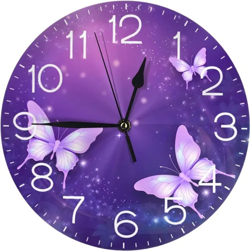Vista 12 de Reloj de pared redondo 1776-2026, conmemorativo, silencioso, sin tictac, funciona con pilas, reloj de escritorio silencioso de cuarzo águila