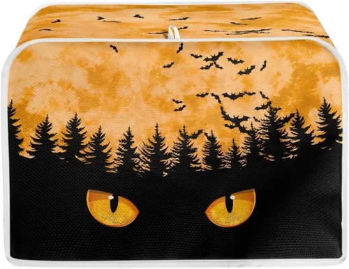 Vista 30 de AFPANQZ Cubiertas de tostadora de arce para gatos 3D, cubiertas de protección para horno, tostadora de pan, cubiertas de protección para tostadora a