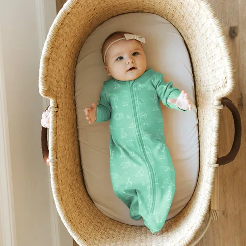 Vista 6 de Babysoy Saco de dormir de manga larga para bebés y niños pequeños