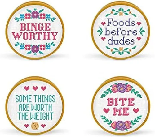 Vista 11 de Genuine Fred Cosmic Clips - Juego de 4 clips para bolsas, patrones planetarios