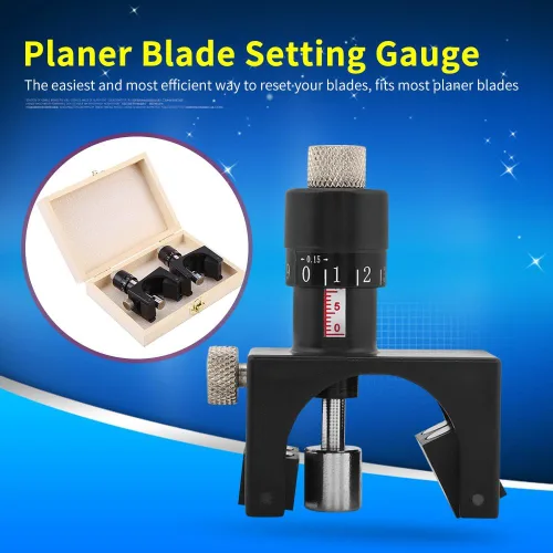 Vista 6 de GOTOTOP 2 unids planer magnético hoja ajuste jig setter planer cuchillo ajuste jig herramienta de carpintería