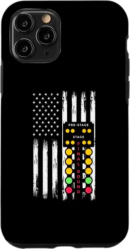 Vista 29 de American Flag Drag Strip Auto Tree Light Racecar Driver Case for iPhone 16