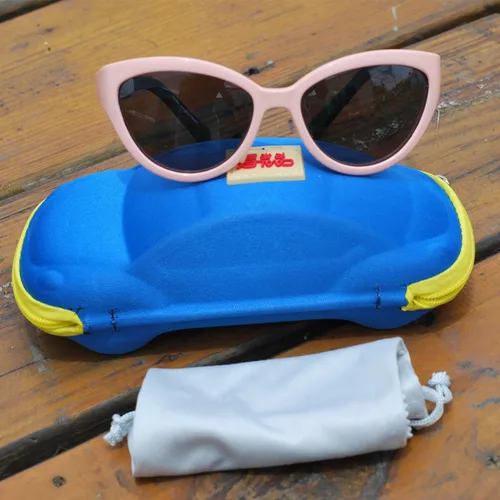 Vista 2 de Gafas de sol polarizadas para niños y niñas, marco flexible de goma
