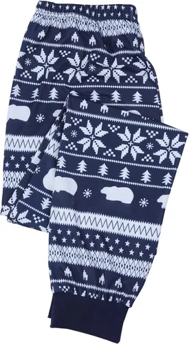 Vista 5 de Pijamas familiares de Navidad, conjunto de pijamas a juego, pantalones de dormir a rayas, pantalones de Navidad, pijamas de Navidad para la familia